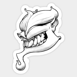 Creepy Demon Sticker